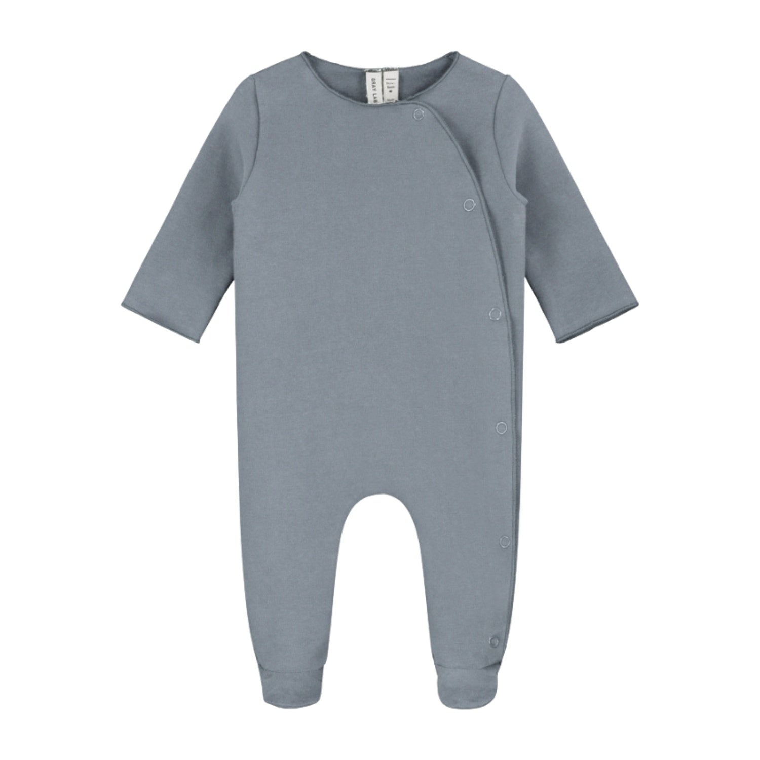 Gray Label | Newborn Suit With snaps GOTS | stone gray