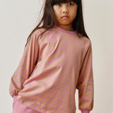 Gray Label | Oversized L/S Tee GOTS | bubblegum - cookie