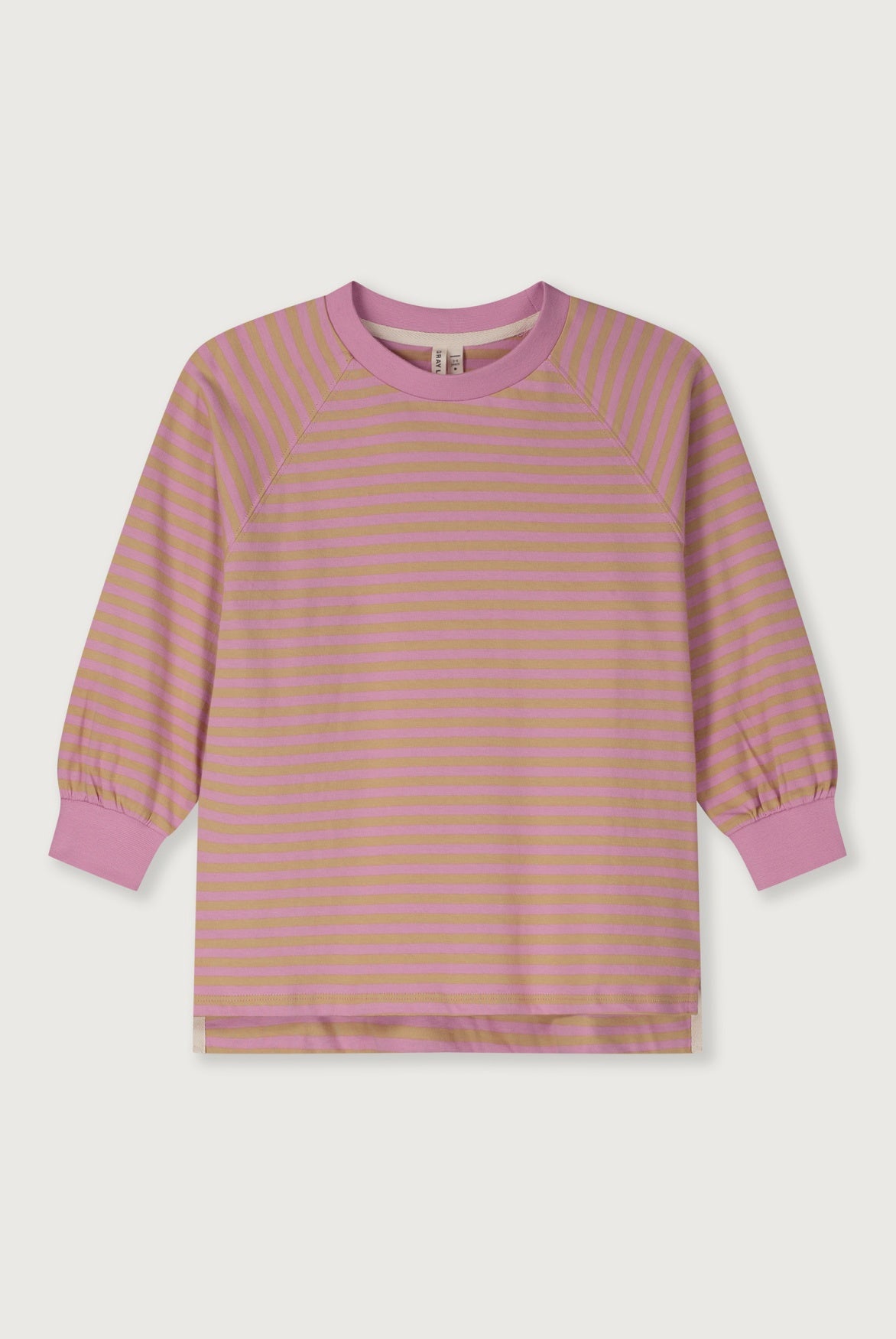 Gray Label | Oversized L/S Tee GOTS | bubblegum - cookie
