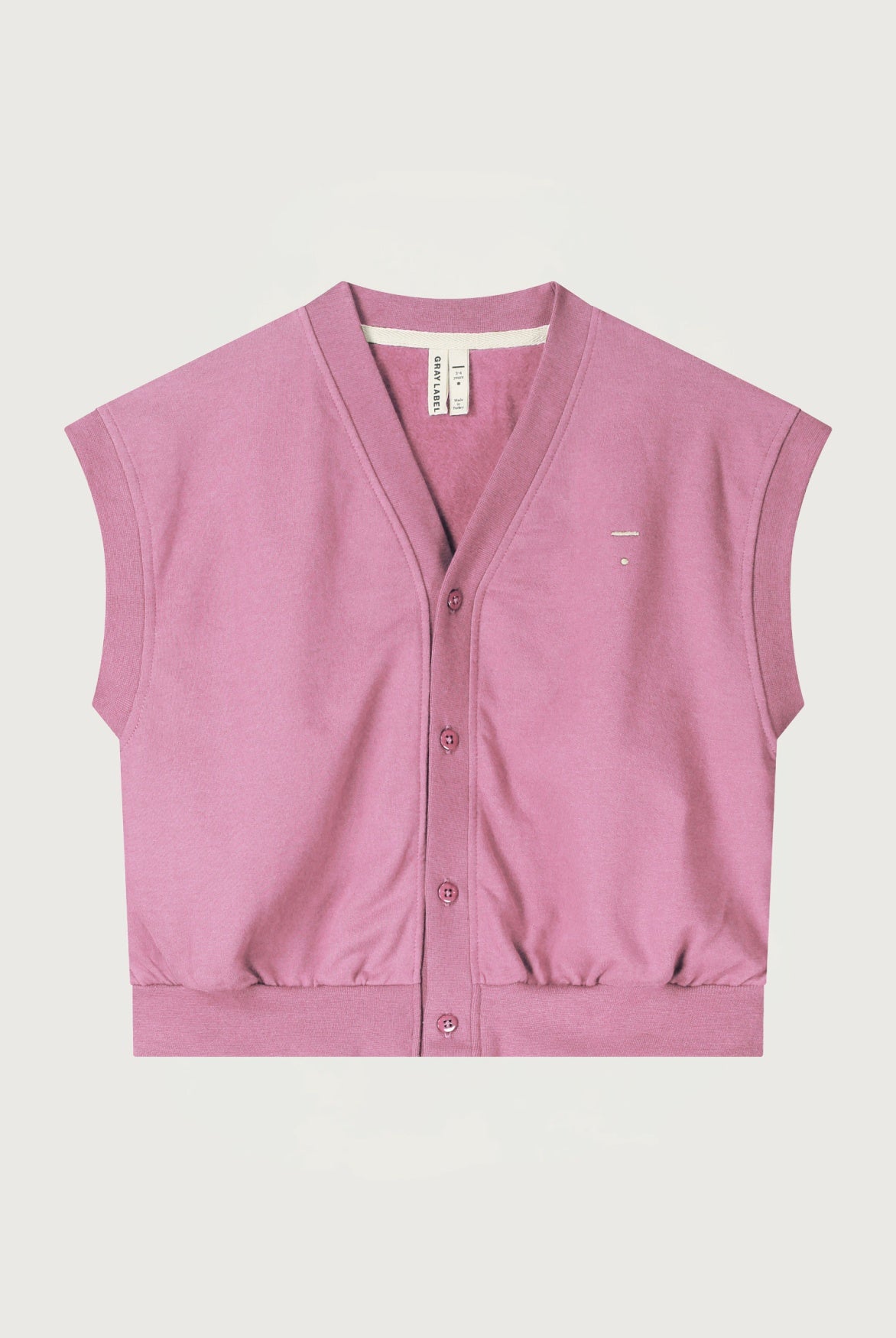 Gray Label | Oversized Spencer Cardigan GOTS | bubblegum
