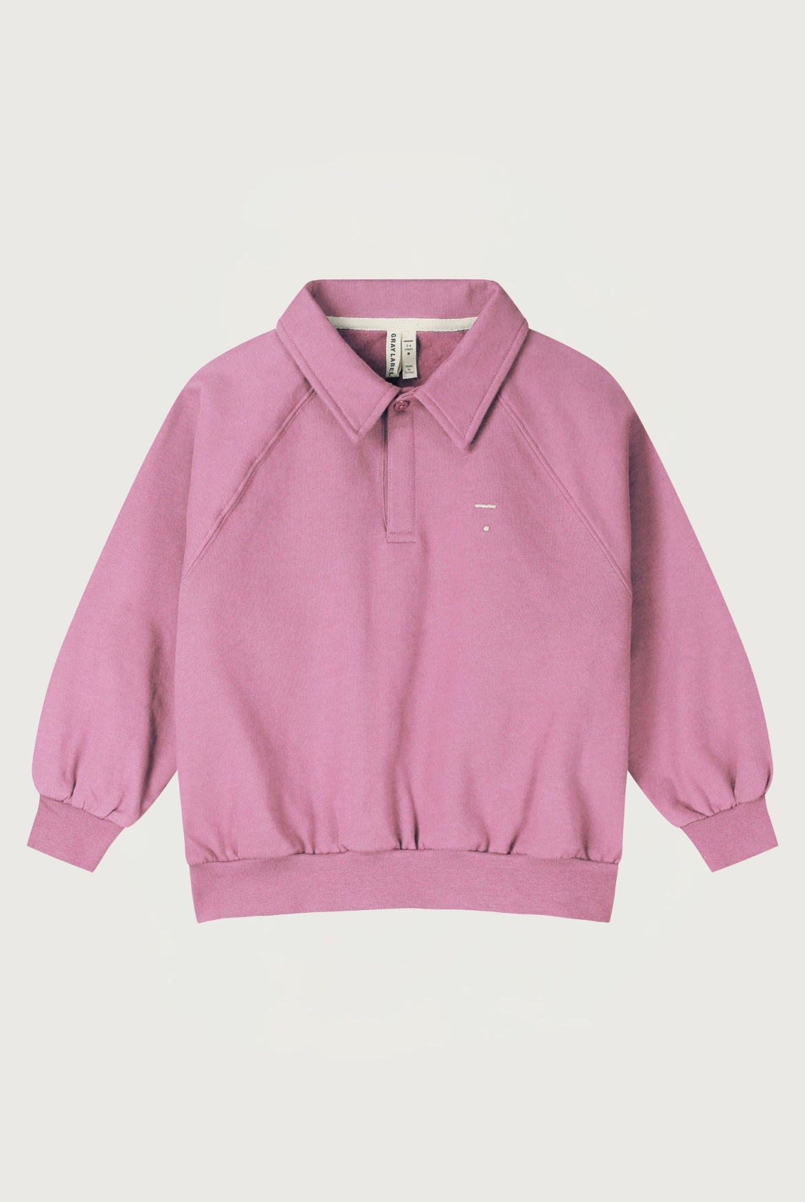 Gray Label | Polo Sweatshirt GOTS | bubblegum