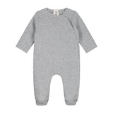 Gray Label | Newborn suit snaps GOTS grey melange