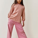Gray Label | Straight Pants With slit GOTS | bubblegum
