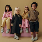 Gray Label | Straight Pants With slit GOTS | bubblegum