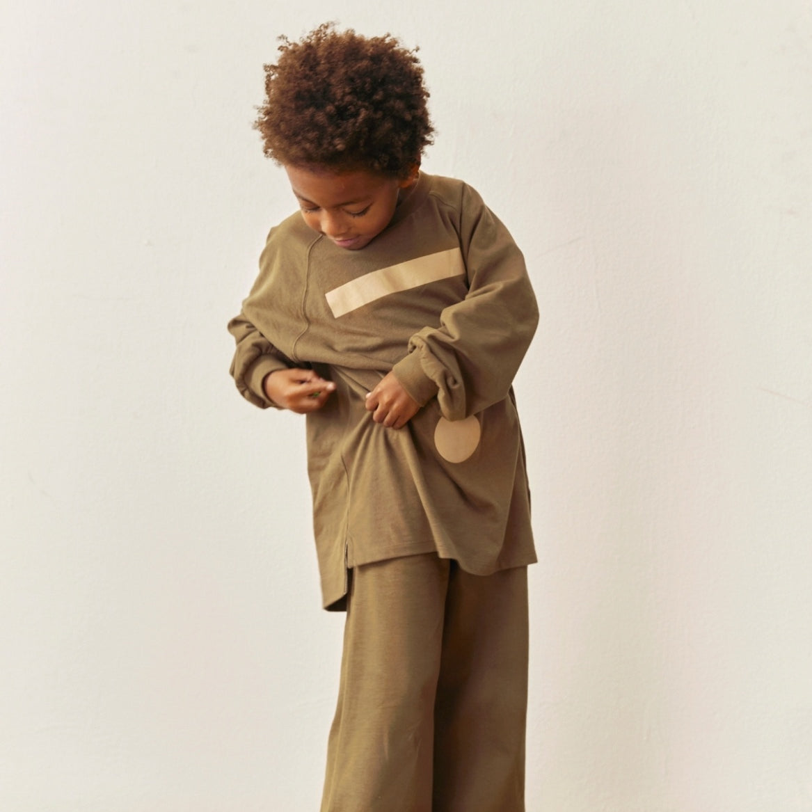 Gray Label | Straight Pants With slit GOTS | woody