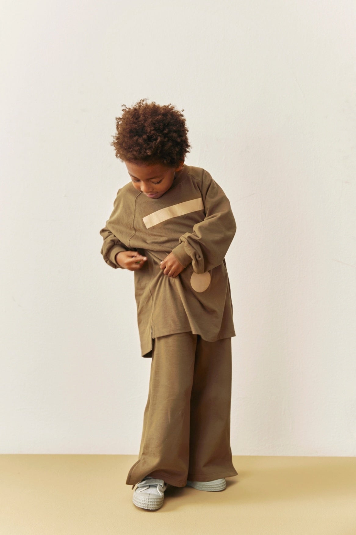 Gray Label | Straight Pants With slit GOTS | woody