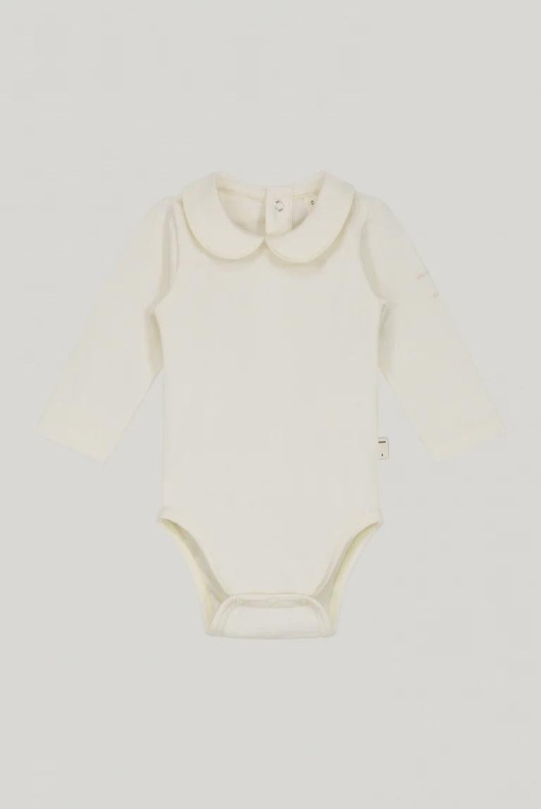 Gray label | baby collar onesie cream