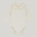 Gray label | baby collar onesie cream