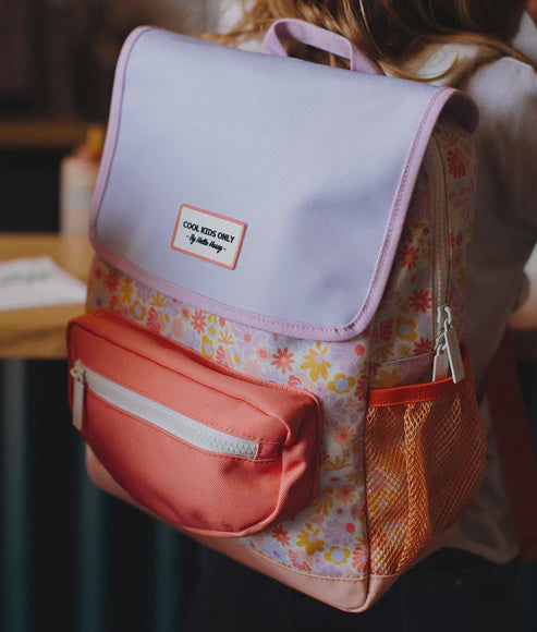 Hello Hossy - Rugzak retro flowers 2-5Y