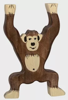 Holztiger | Chimpansee staand