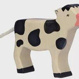 Holztiger | Houten kalf zwart 11cm