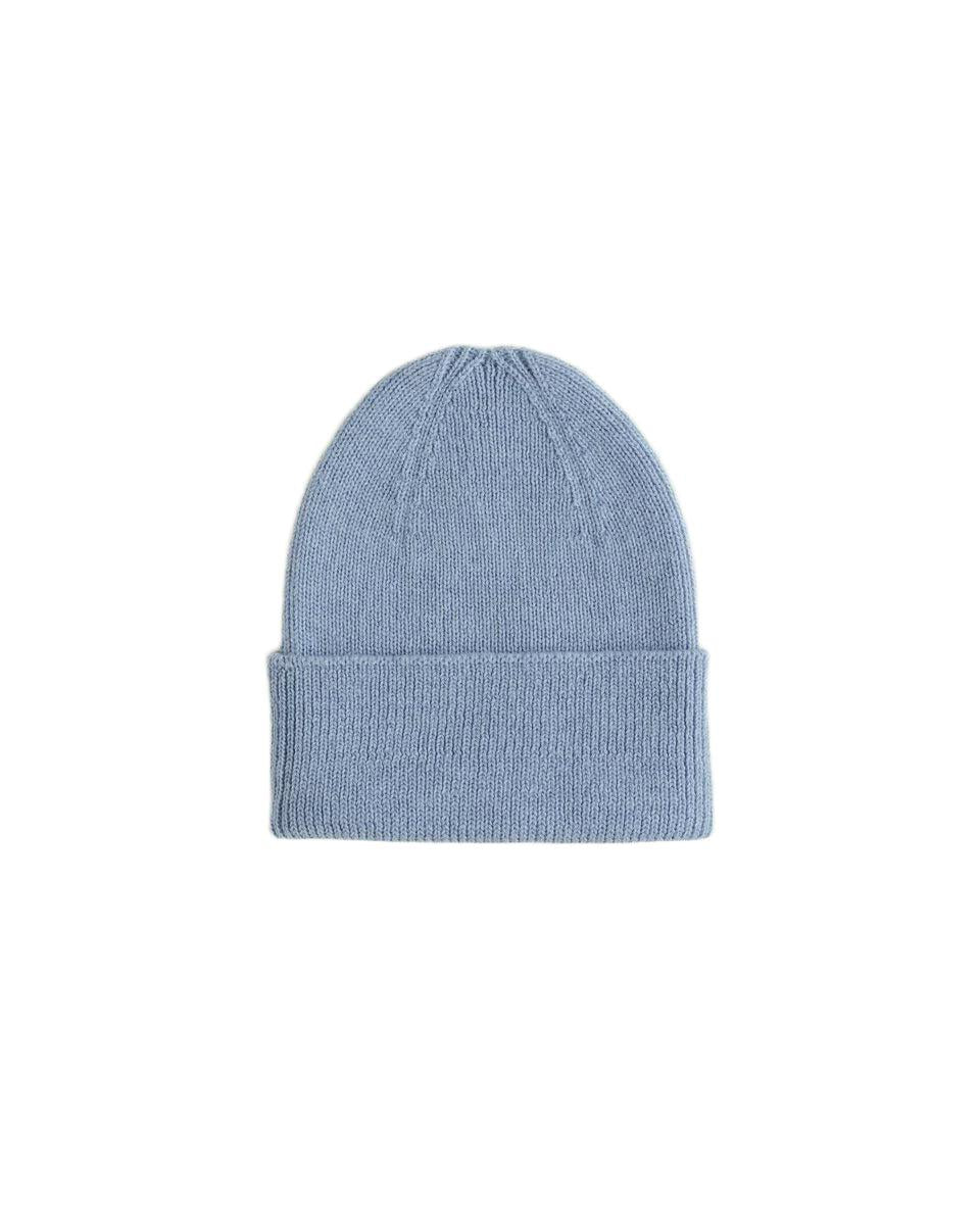 Hvid | Beanie Fonzie 0-6m | Light Blue