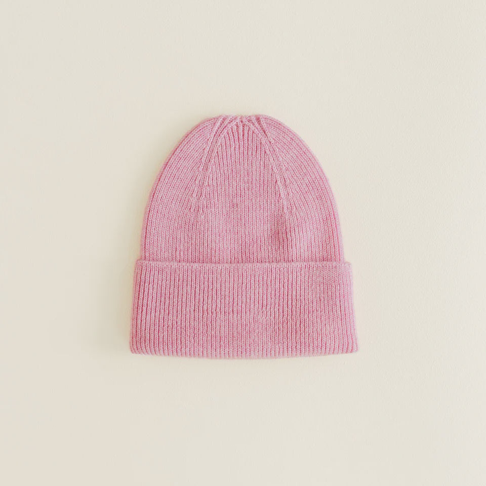 Hvid | Beanie Fonzie | Cotton candy