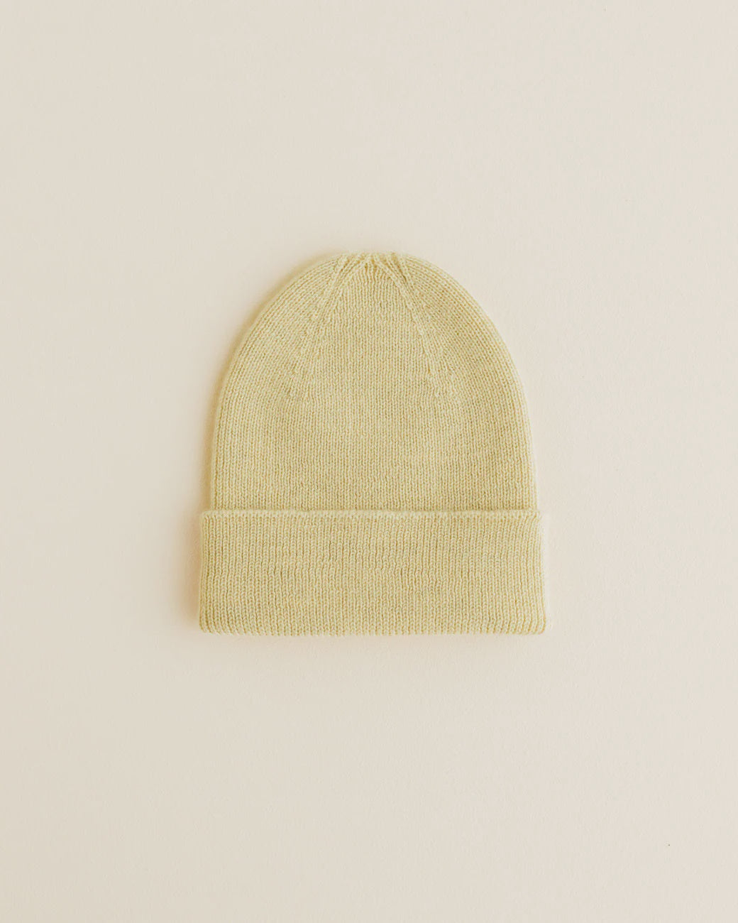 Hvid | Beanie Fonzie| Yellow