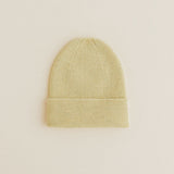 Hvid | Beanie Fonzie| Yellow