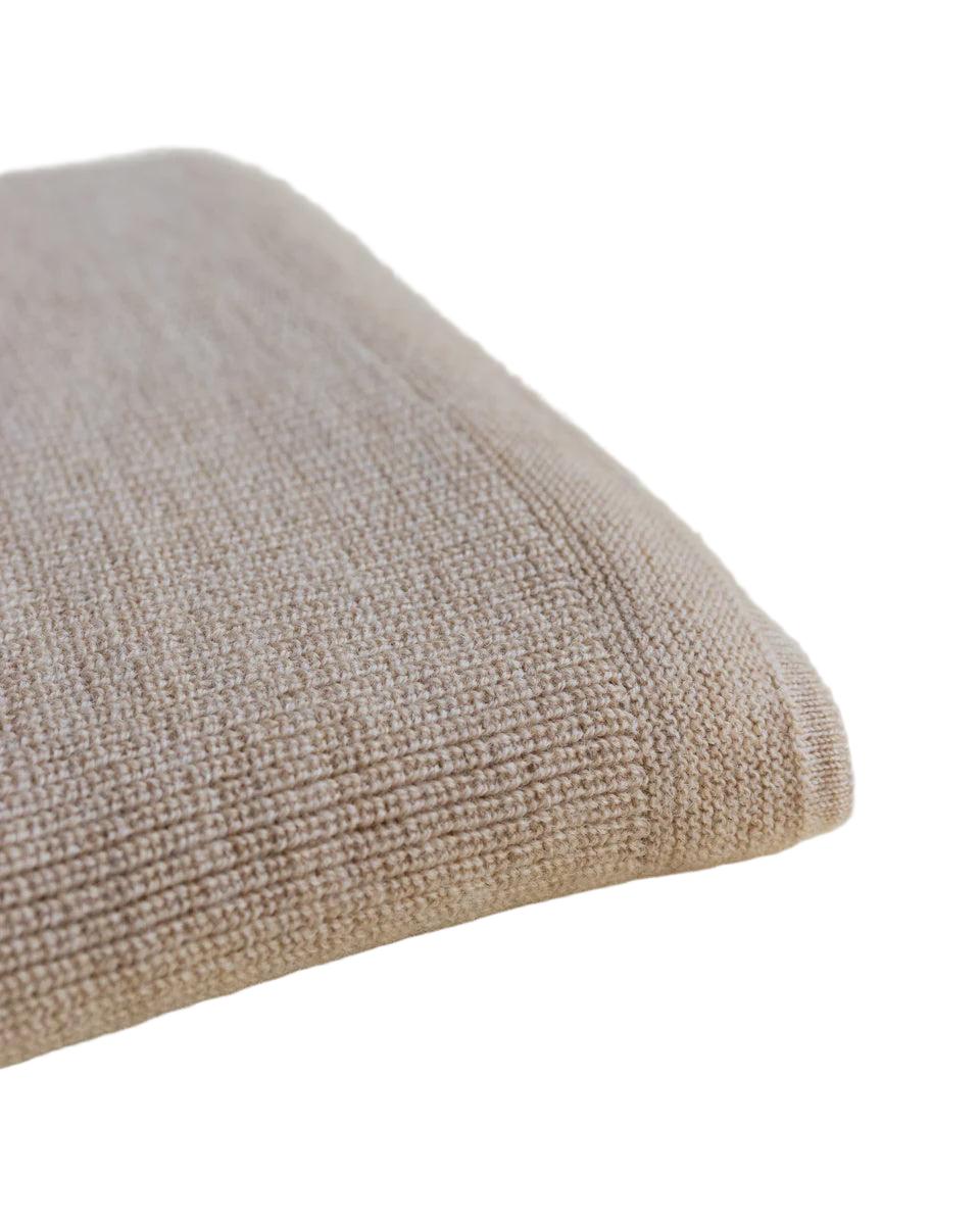 Hvid | Blanket Felix | Sand