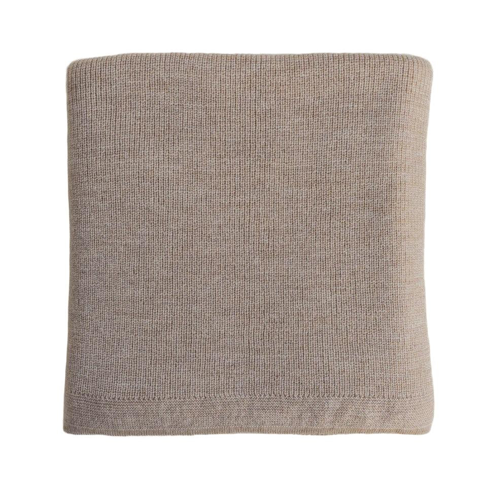 Hvid | Blanket Felix | Sand