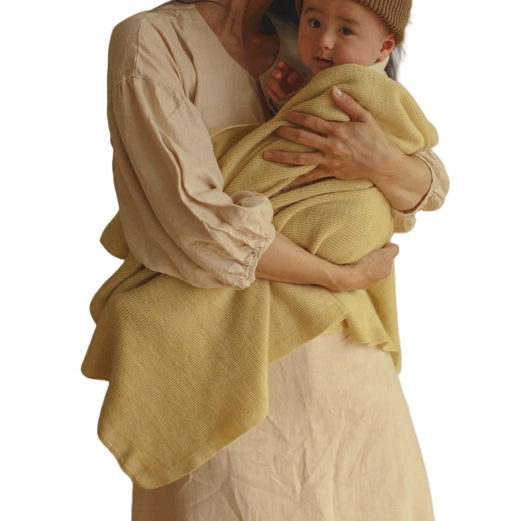 Hvid | Blanket Felix light yellow