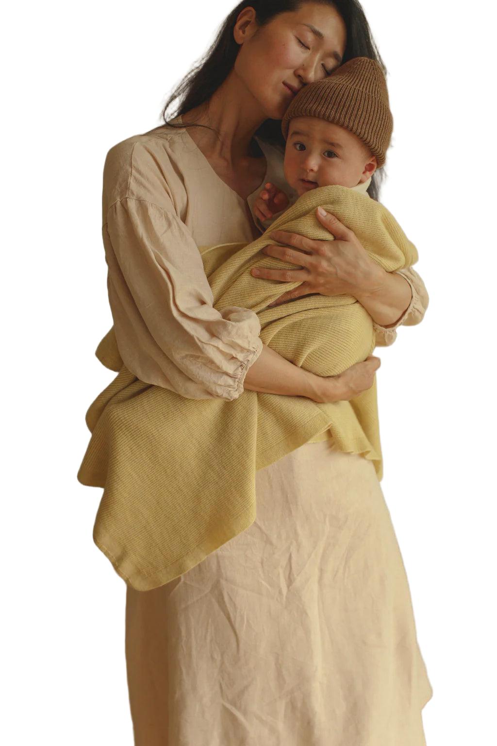 Hvid | Blanket Felix light yellow