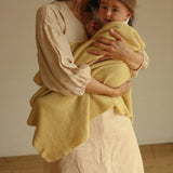 Hvid | Blanket Felix light yellow