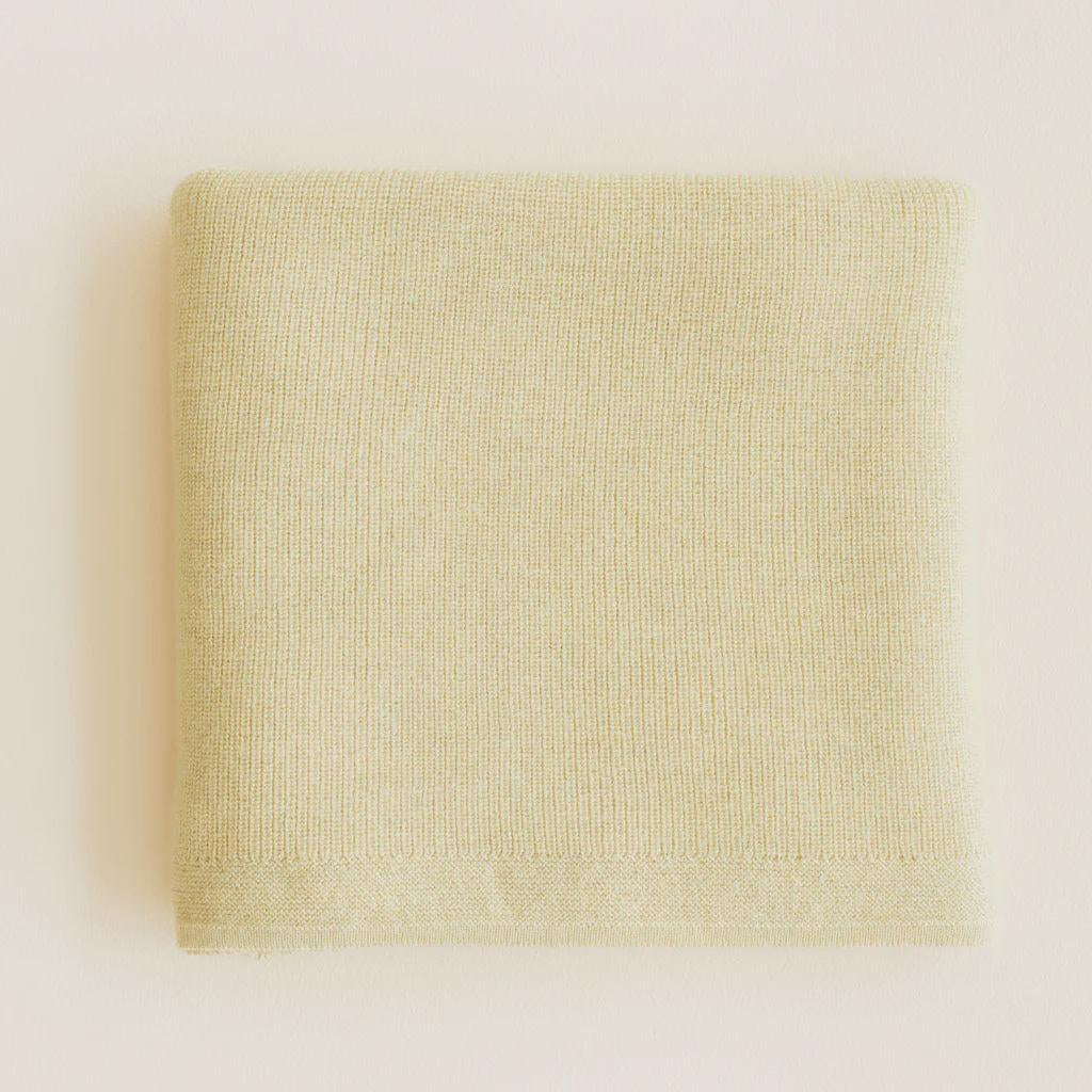 Hvid | Blanket Felix light yellow