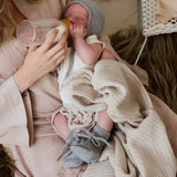 Hvid | Bonnet Dolly S (0-3m) | Grey Melange