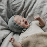 Hvid | Bonnet Dolly S (0-3m) | Grey Melange