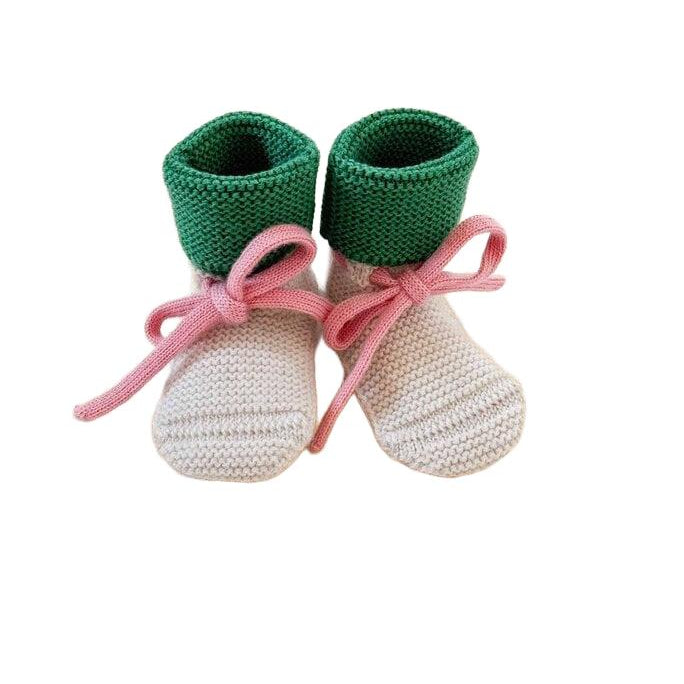 Hvid | Booties Cream/grass