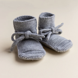 Hvid | Booties Grey melange