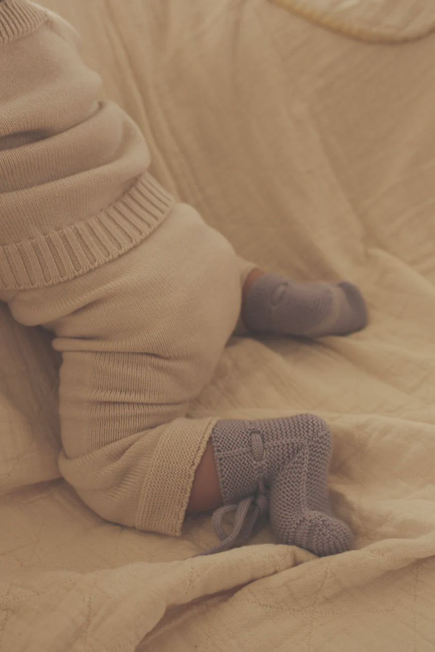 Hvid | Booties Lilac