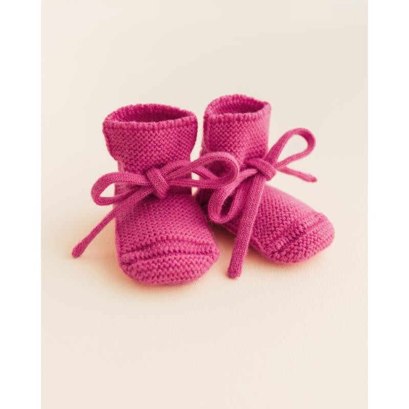 Hvid | Booties fuchsia