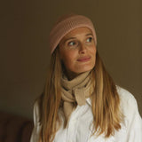 Hvid | Scarf Josephina | Sand