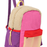 Studio Noos | Bright Pink Patchwork midi backpack