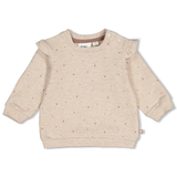 Feetje | Sweater AOP relaxed fit | Taupe melange