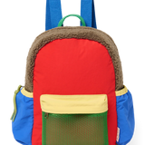 Studio Noos | Fiery Red Patchwork midi backpack
