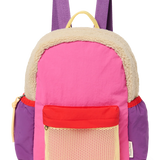 Studio Noos | Bright Pink Patchwork midi backpack