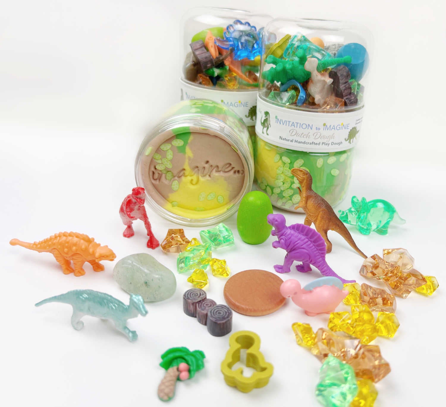 Invitation to Imagine | Play pot speelklei | dinosaur