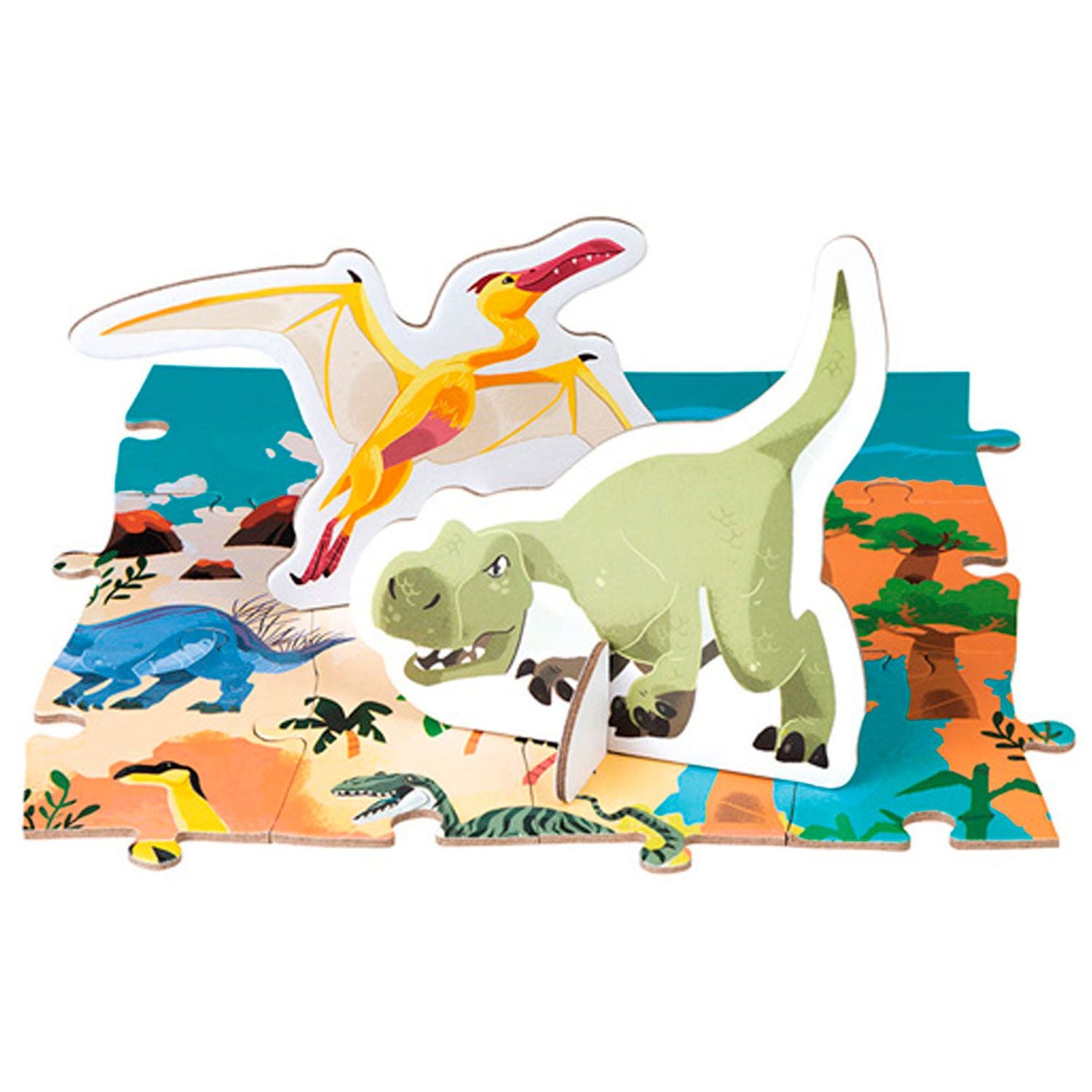Janod | Educatieve puzzel | Dino