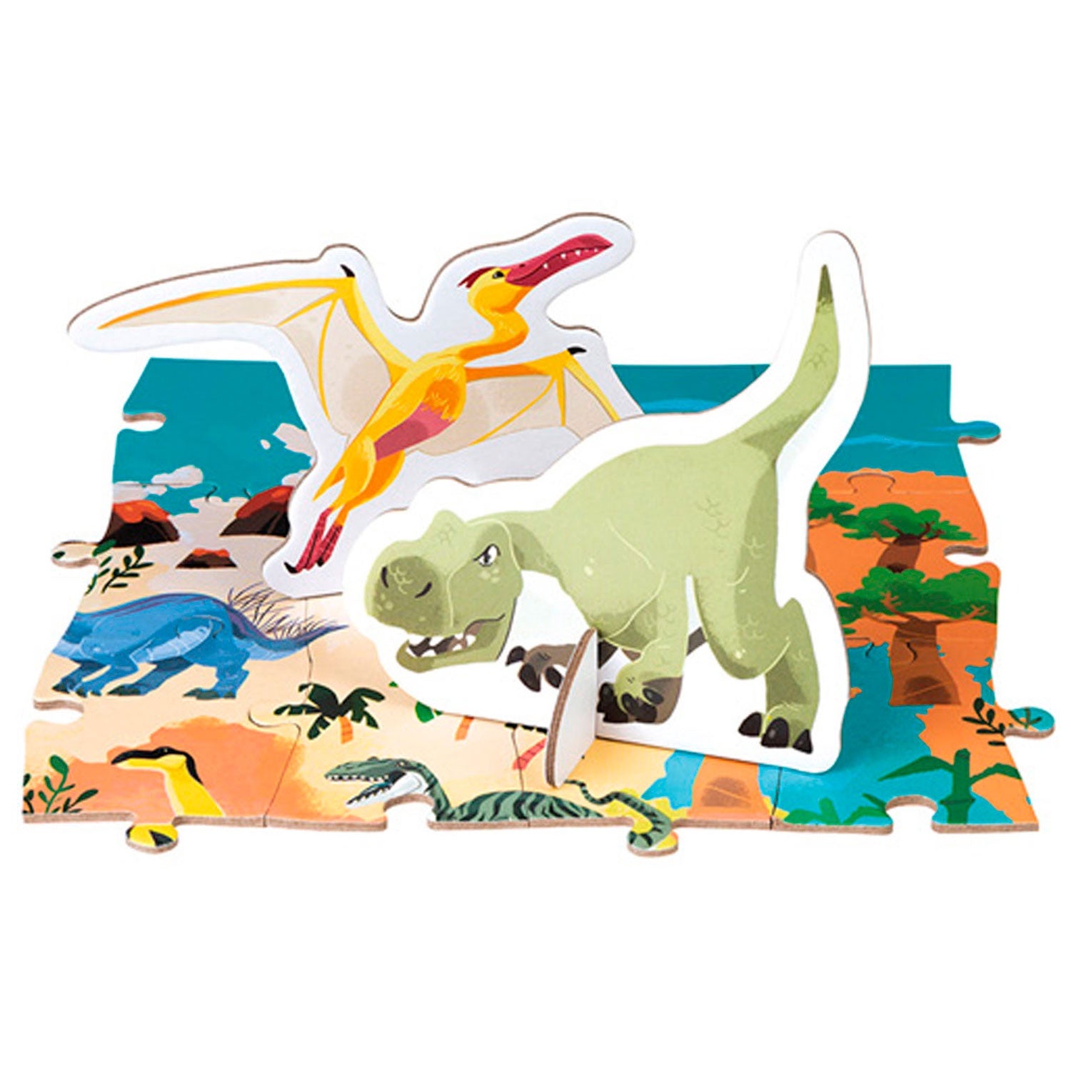 Janod | Educatieve puzzel | Dino