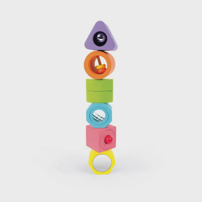 Janod | I Wood - Vorm en geluid puzzel