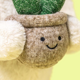 Jellycat | Cream bunny with plant