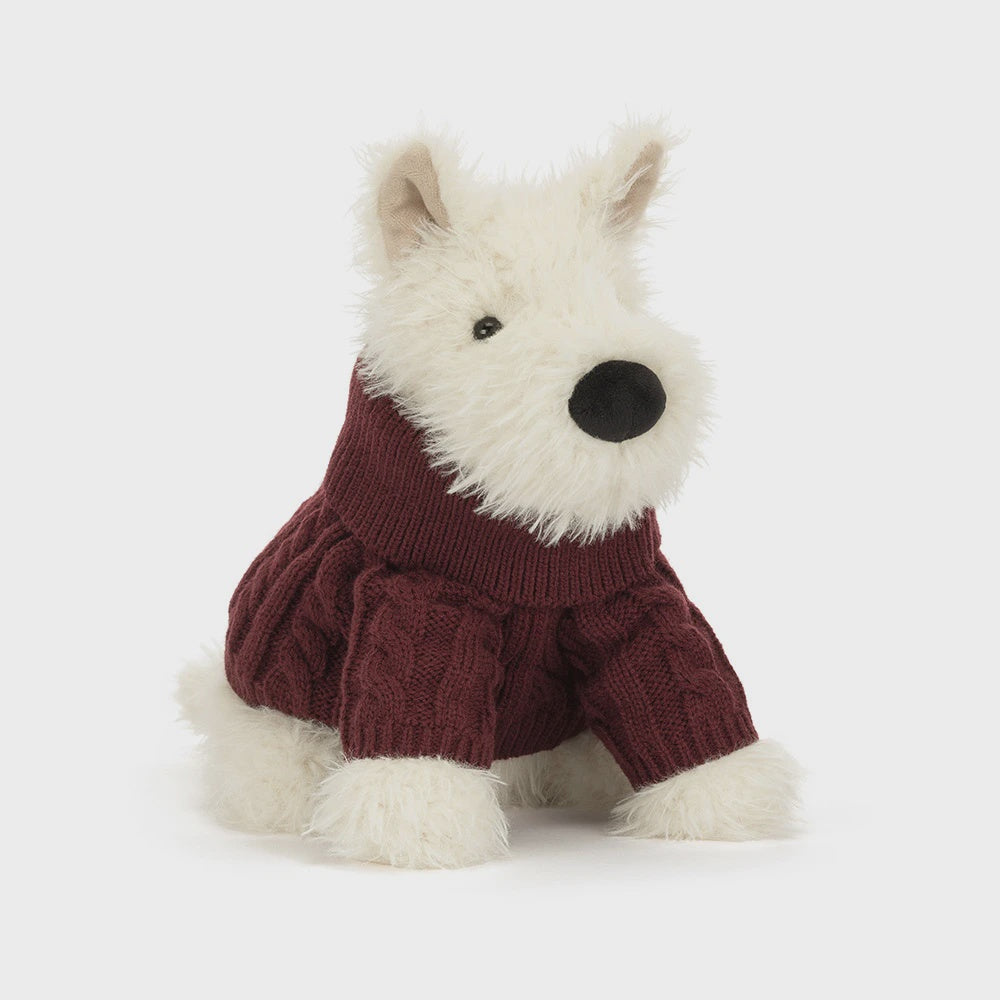 Jellycat | Munro Scottie Dog 'Winter Jumper'