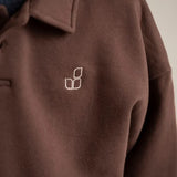 Jenest | Cameron polo sweater | fondant brown