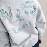 Jenest | Jnst sweater | grey melange