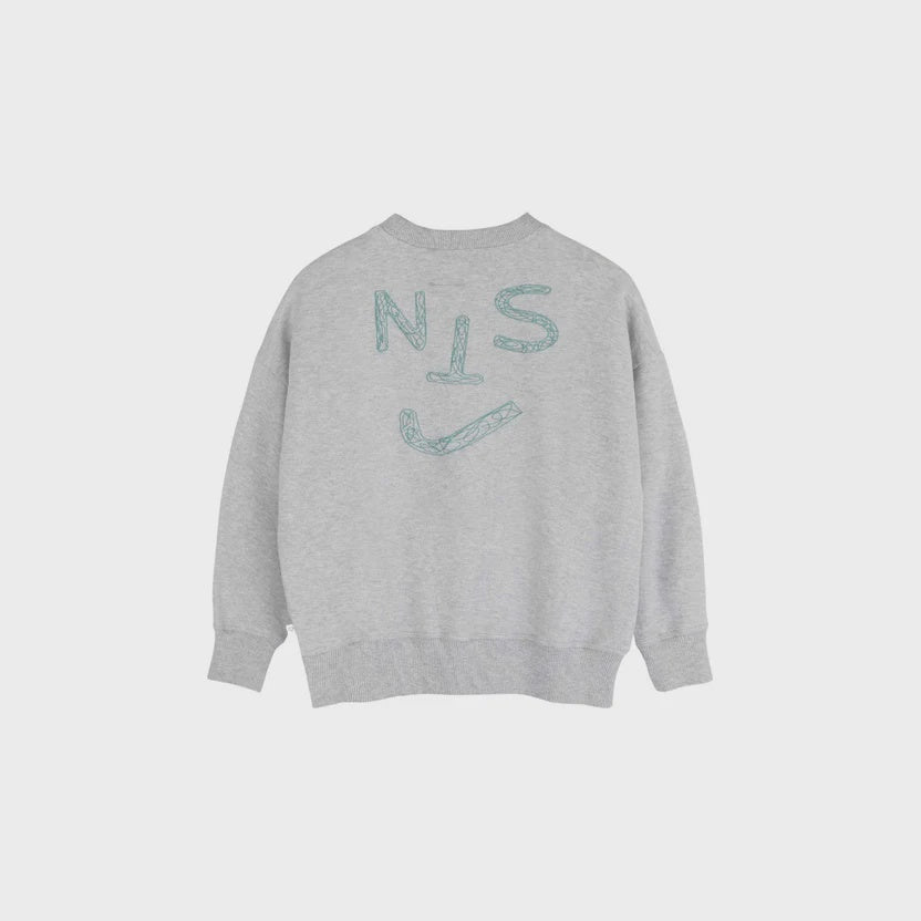 Jenest | Jnst sweater | grey melange