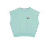 Jenest |Joey sleeveless sweater | Fresh green