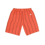 Jenest | Knox shorts | Coral orange stripes