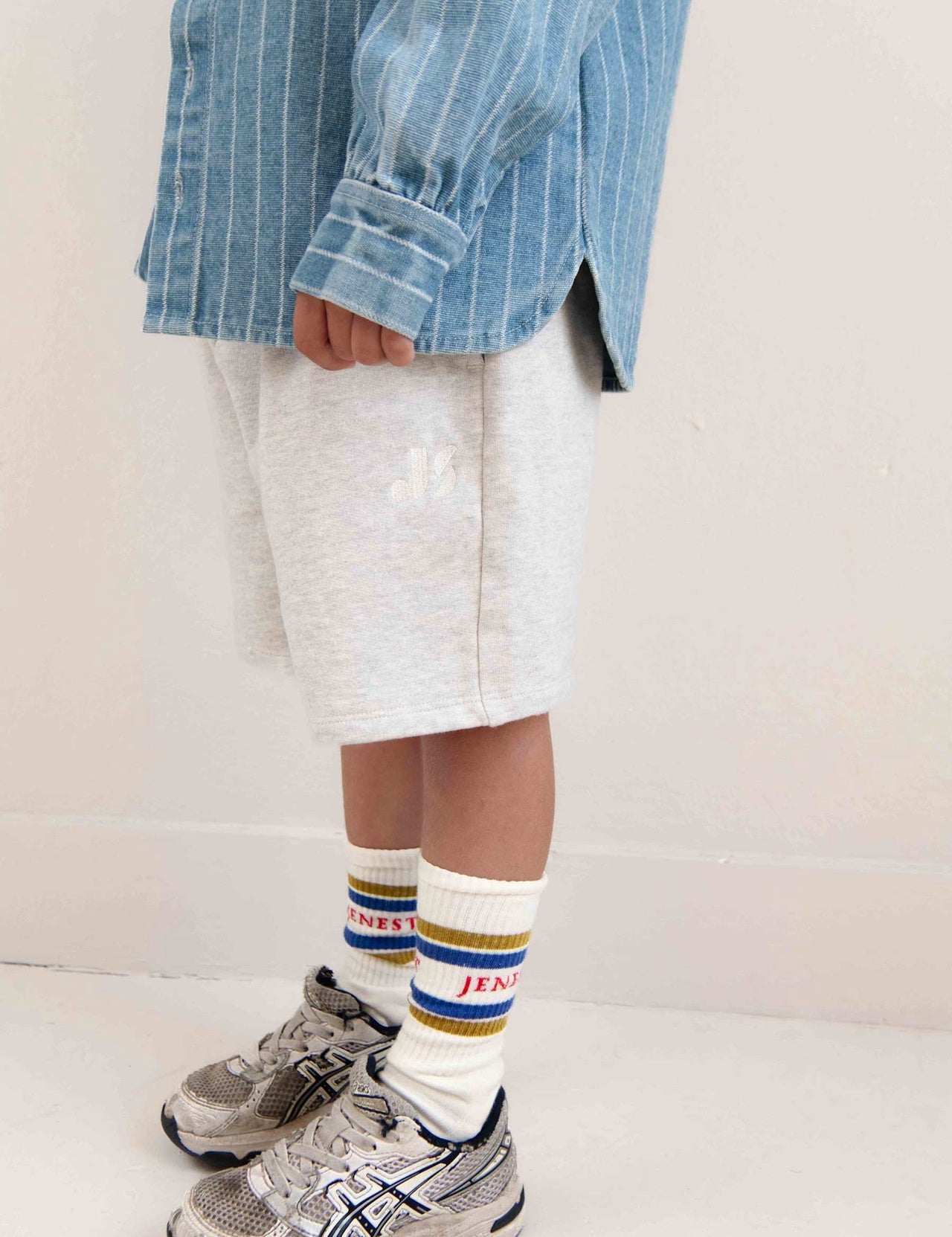Jenest | Sport socks | Off white blue gold