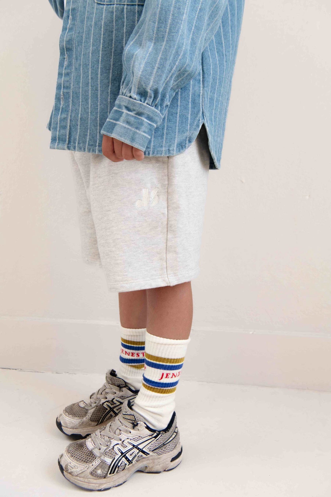 Jenest | Sport socks | Off white blue gold