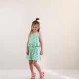 Jenest | Summer shorts flower aop | Fresh green